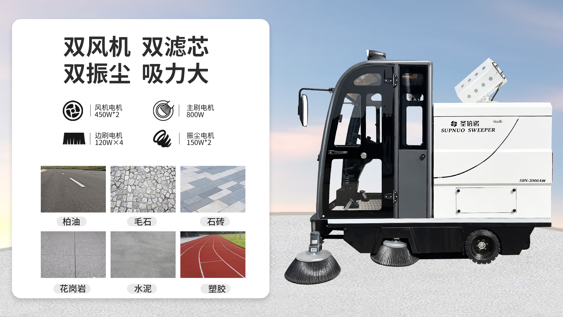 乐陵电动扫地车的优势与应用场景
